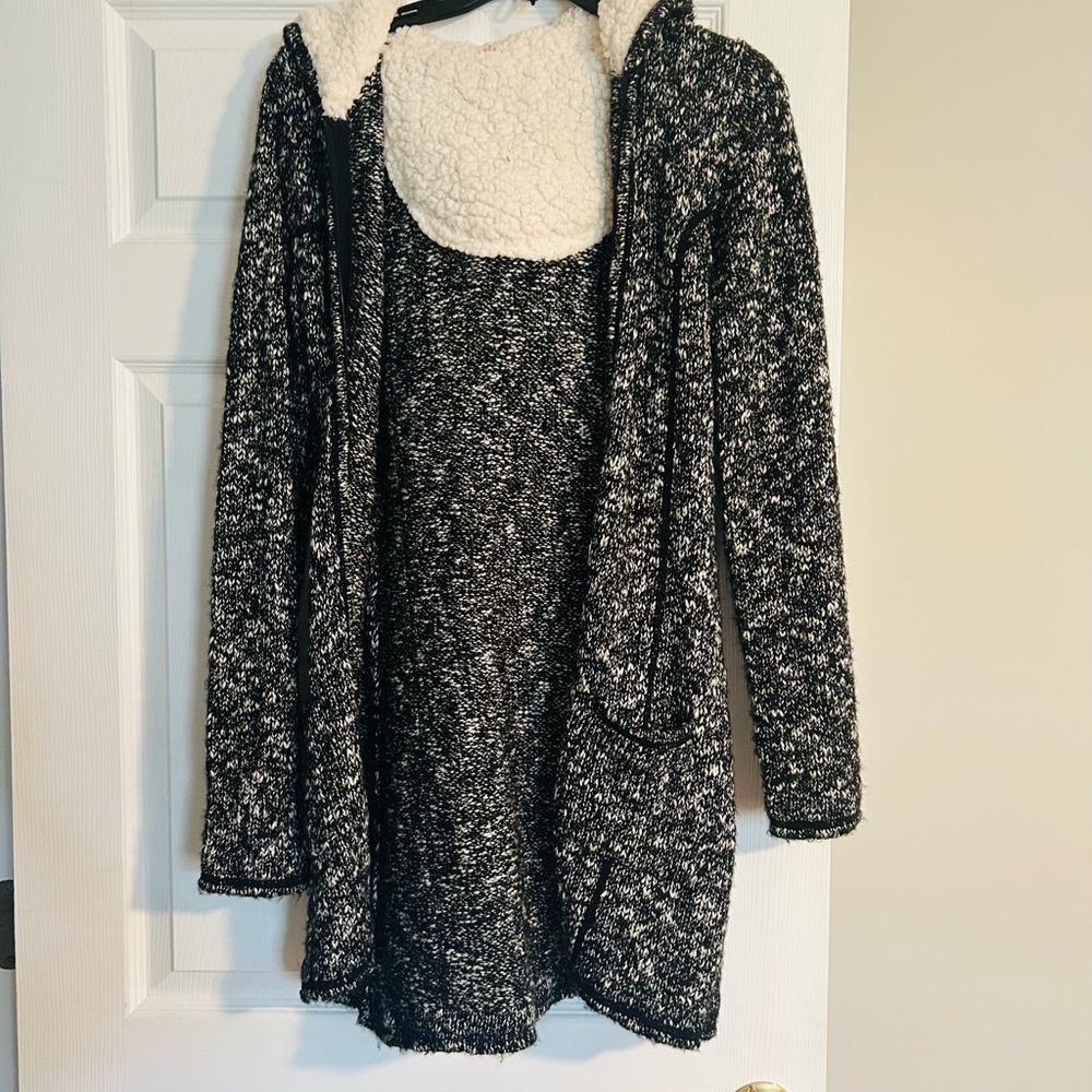 Cozy Black and White Women's Jacket